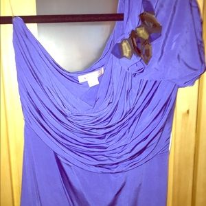 Forever 21 periwinkle one shoulder dress