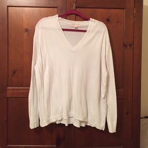 Michael Kors white sweater. Size L