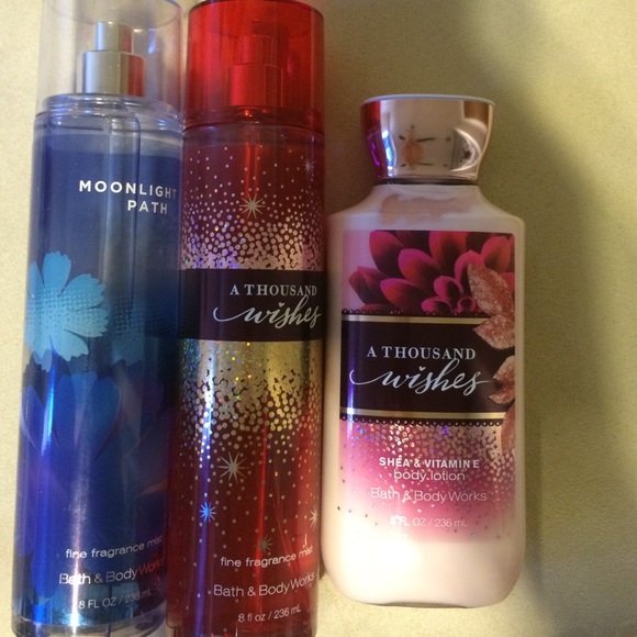 Bath and body works Fragrance mist and body lotion
