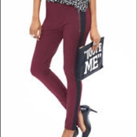 Banana Republic Maroon Sloan Tuxedo Pants