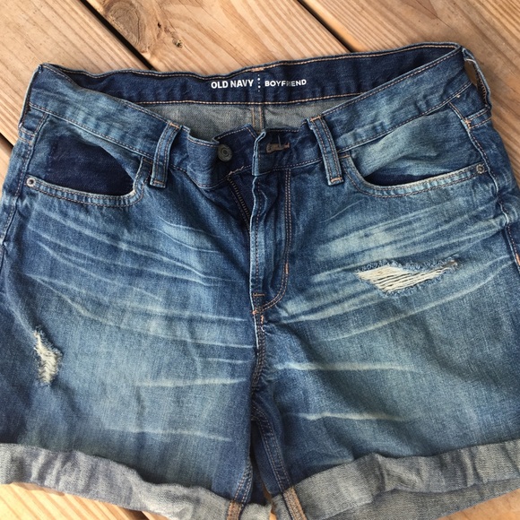 Faded Blue Jean Shorts