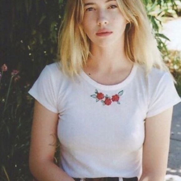 Rose// white Brandy top