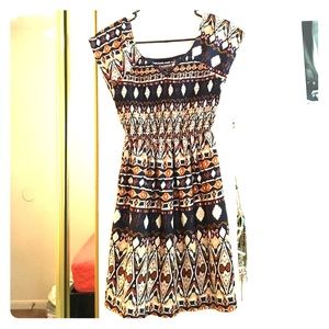 Tribal print dress