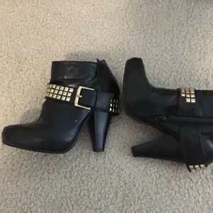 Studded booties
