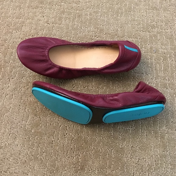 Tieks by Gavrieli. New no box. Burgundy. Size 10.