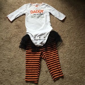 Adorable baby girl Halloween outfit