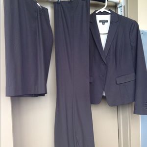 3-piece Ann Taylor dark brown suit