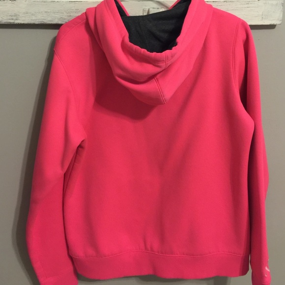 Women's pink under armour hoodie medium - Picture 3 of 4