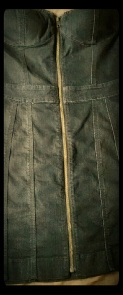 Jessica Simpson stretch jean mini dress