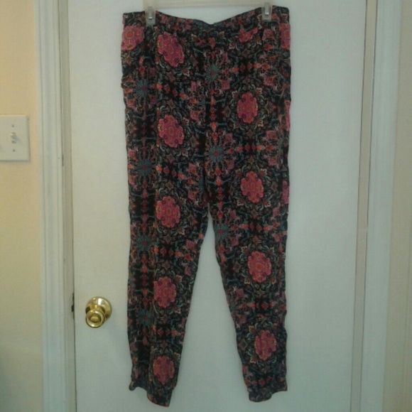 Funky Pattern Harem Pants