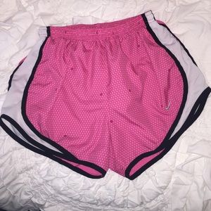Pink nike shorts