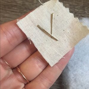 14k gold Stick Earrings