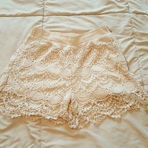 Lace shorts