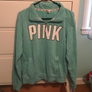 VS Pink quarter zip