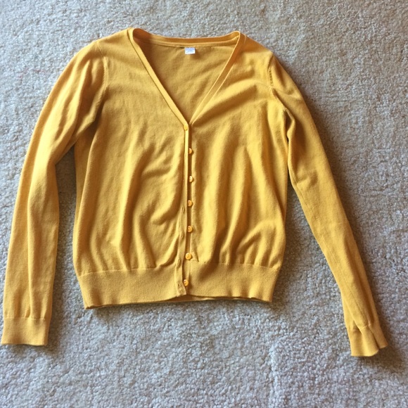 Yellow H&M cardigan