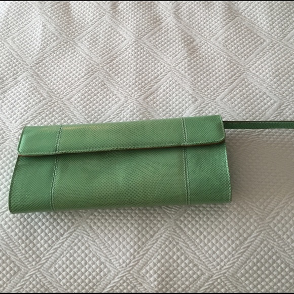 Green Clutch, Like New Condition!