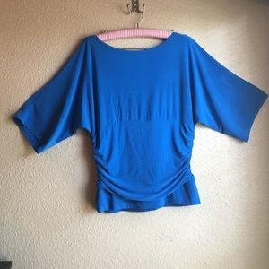 Blue stretch Last Tango Top