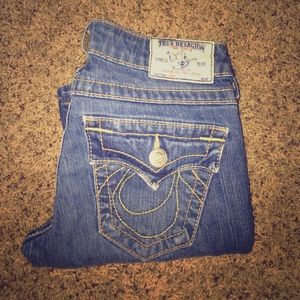 Trade holding true jeans