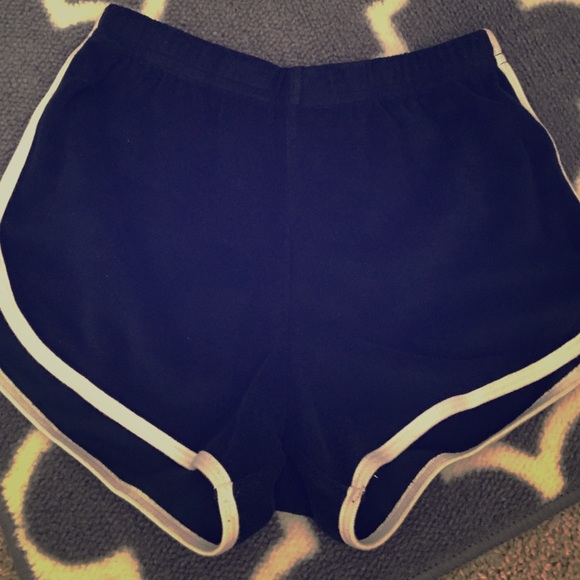 Navy Blue/White Gym Shorts