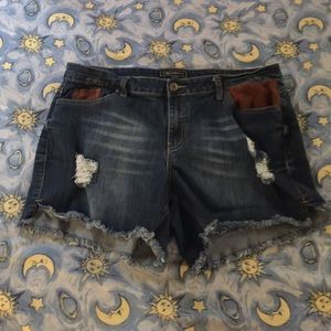 EUC Cato Plus size 20w Jean shorts