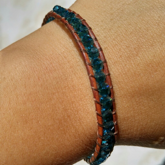*SOLD* Leather wrap bracelet