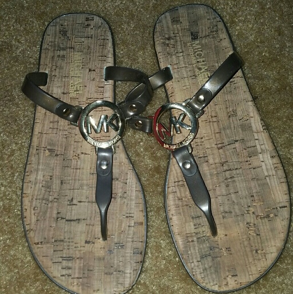 Authentic MK sandals, size 7, worn plenty of times