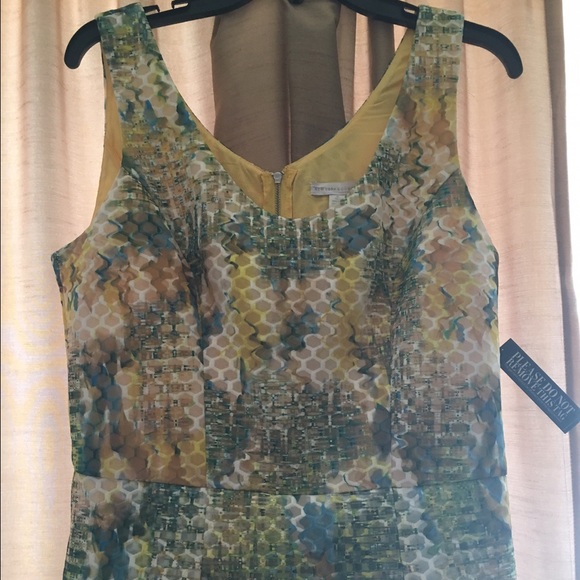 New York and Company Mesh Flare Dress - 10 Tall - Picture 2 of 7