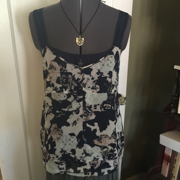 Layered dressy tank