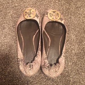 Tory Burch Snakeskin flats