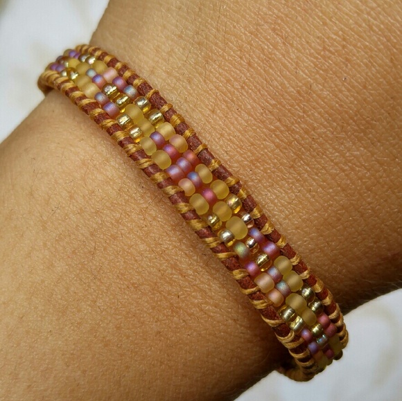 Leather wrap bracelet