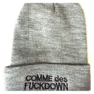 COMME DES FUCKDOWN beanie