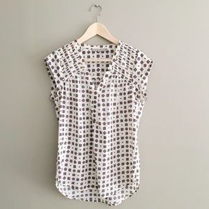 Daniel Rainn Cap Sleeve Blouse