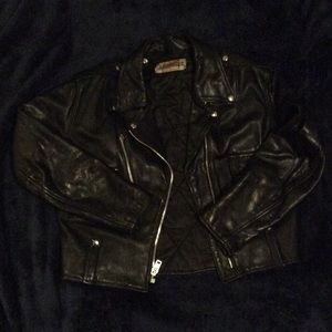Leather Moto Jacket