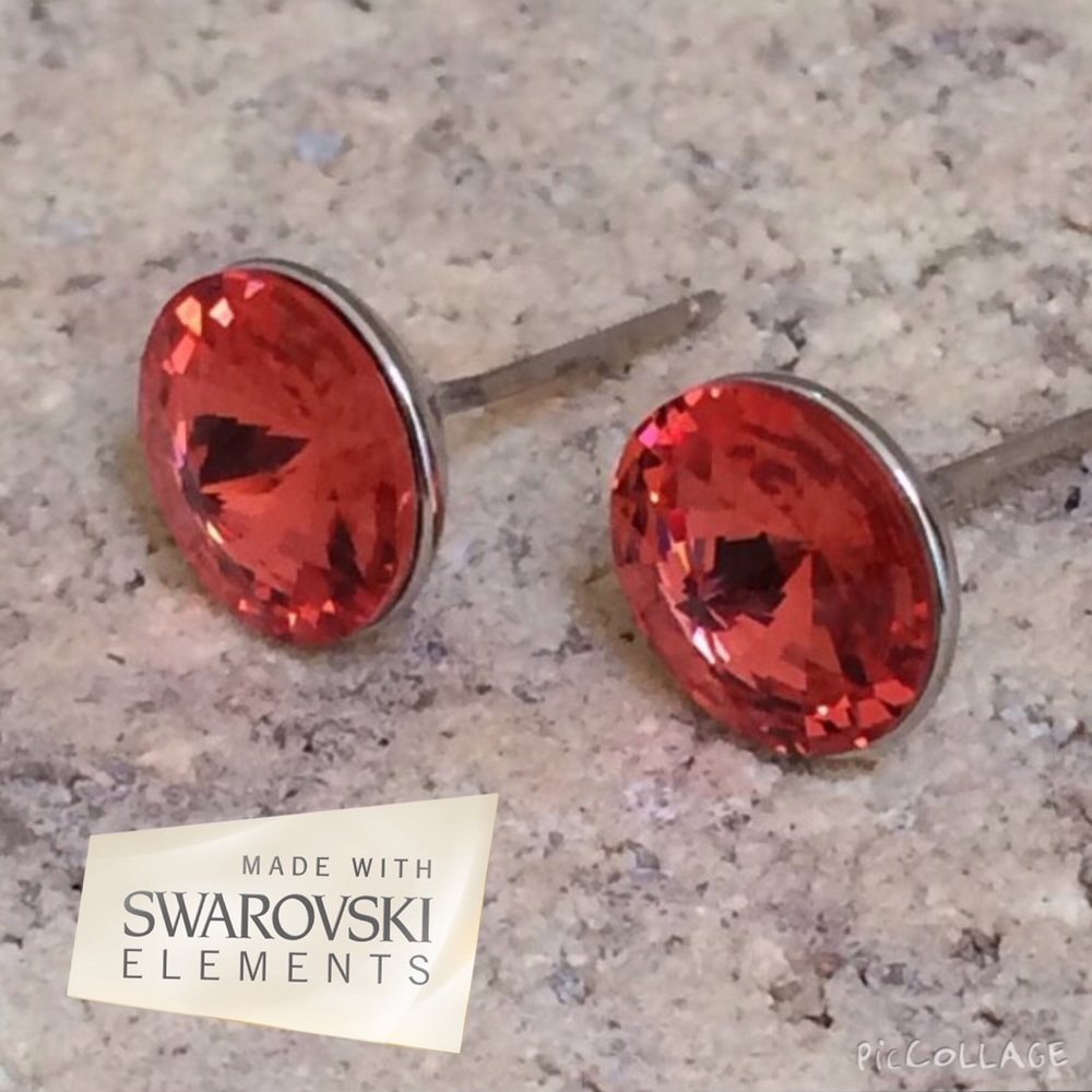 Earrings | Swarovski Crystal & Platinum Plated.