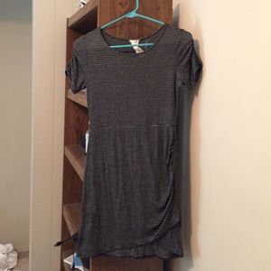 Black and White Stripped Dress