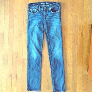 American Eagle Dark Wash Stretch Skinny Jeans