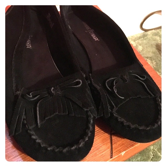 Black moccasins