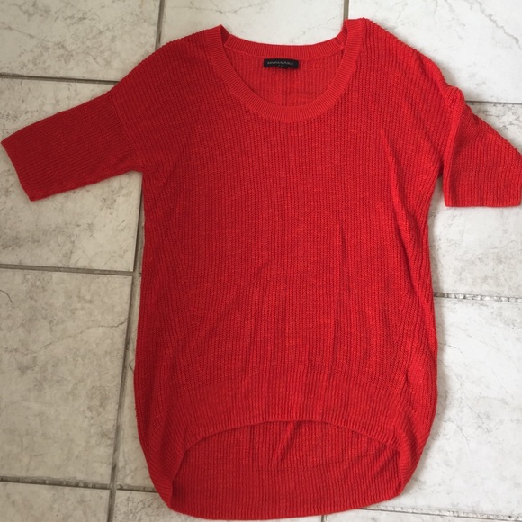 Banana Republic red sweater