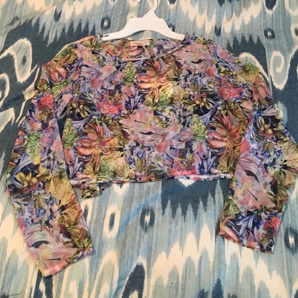 Floral crop top