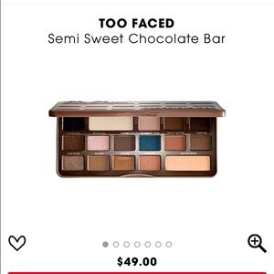 TOO FACED semi sweet chocolate bar palette