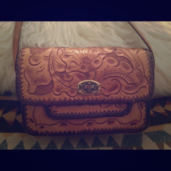 Vintage Tooled Purse