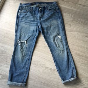 JCREW Broken in Boyfriend Jeans Sz 32