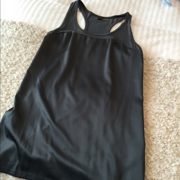 Gray/Green Ann Taylor Tank - Size XS