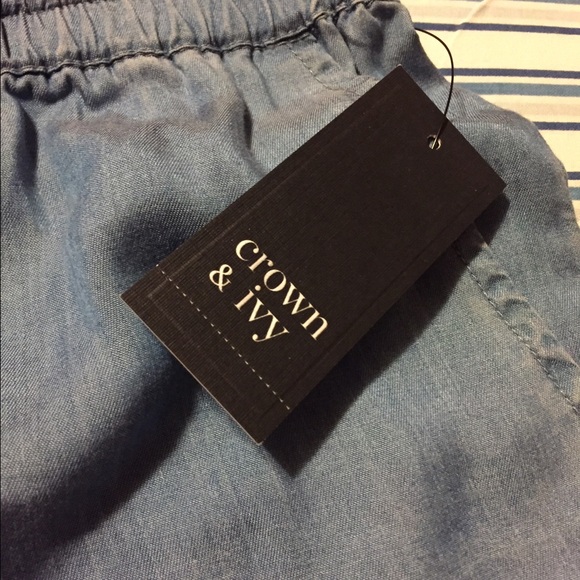 Chambray shorts