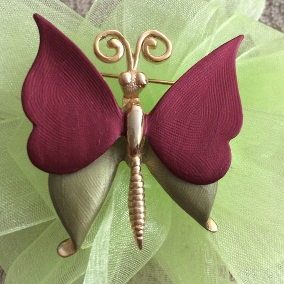 Butterfly brooch