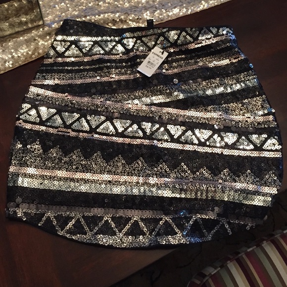 Mini Sequin Skirt