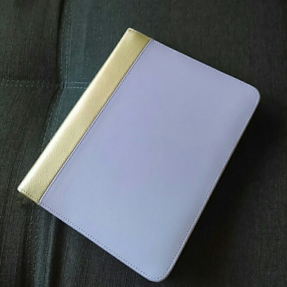Kikki K lilac and gold compendium