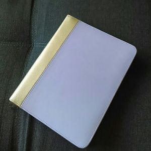 Kikki K lilac and gold compendium