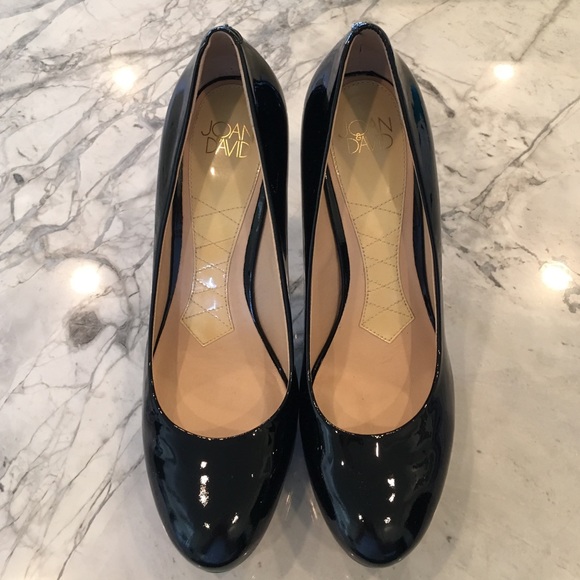 Joan and David platform heels