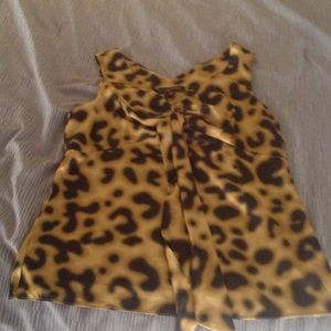 Leopard print top